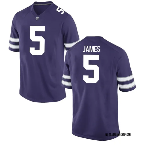 Men's Nike Justice James Kansas State Wildcats Replica Purple Football College Jersey