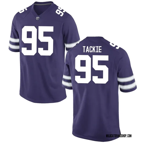 Men's Nike Patrick Tackie Kansas State Wildcats Replica Purple Football College Jersey