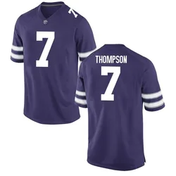 Men's Nike Skylar Thompson Kansas State Wildcats Replica Purple Football College Jersey