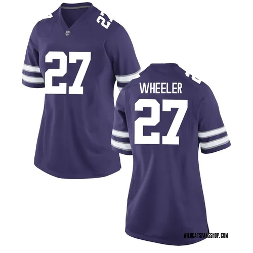 Women's Nike Ben Wheeler Kansas State Wildcats Replica Purple Football College Jersey