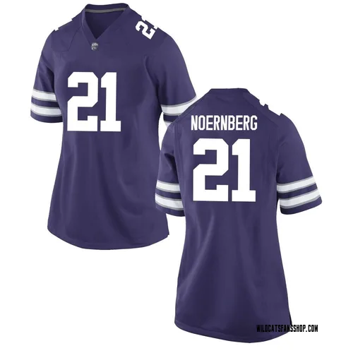 Women's Nike Bryce Noernberg Kansas State Wildcats Replica Purple Football College Jersey