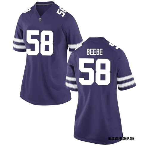 Women's Nike Camden Beebe Kansas State Wildcats Replica Purple Football College Jersey