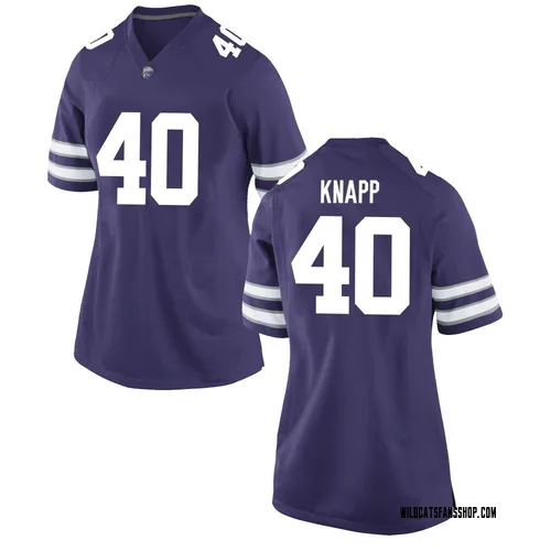 Women's Nike Dalton Knapp Kansas State Wildcats Replica Purple Football College Jersey