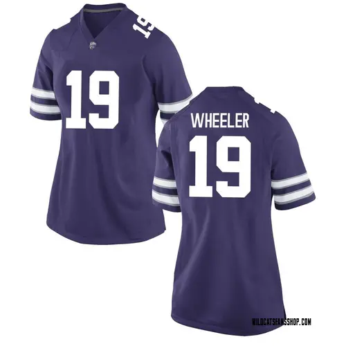 Women's Nike Sammy Wheeler Kansas State Wildcats Game Purple Football College Jersey