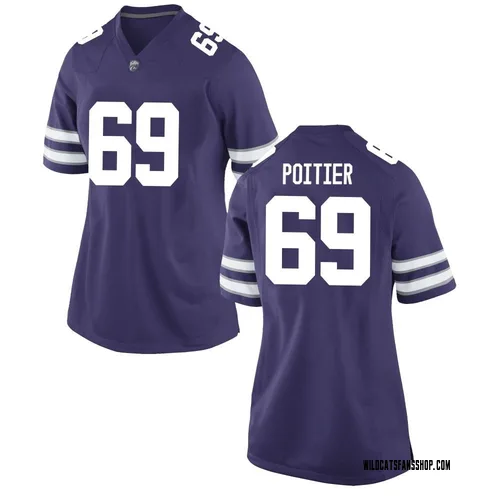 Women's Nike Taylor Poitier Kansas State Wildcats Replica Purple Football College Jersey