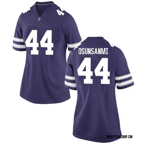Women's Nike Tobi Osunsanmi Kansas State Wildcats Replica Purple Football College Jersey