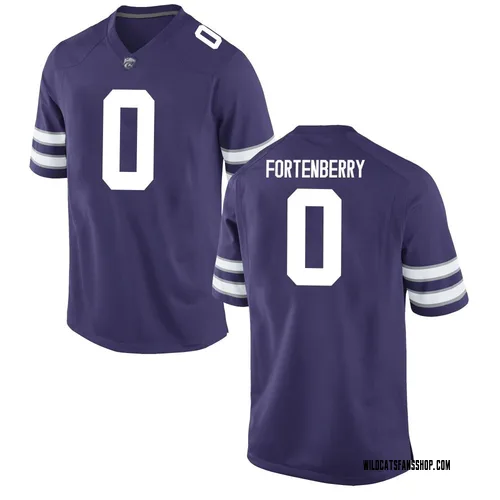 Youth Nike Amarion Fortenberry Kansas State Wildcats Replica Purple Football College Jersey